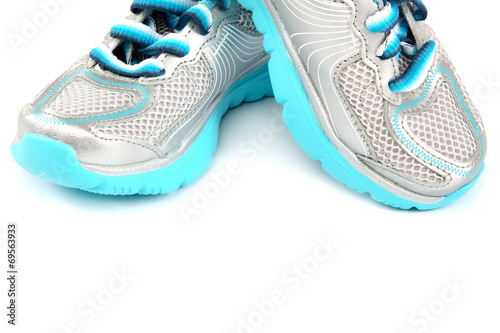Sport shoes on a white background.