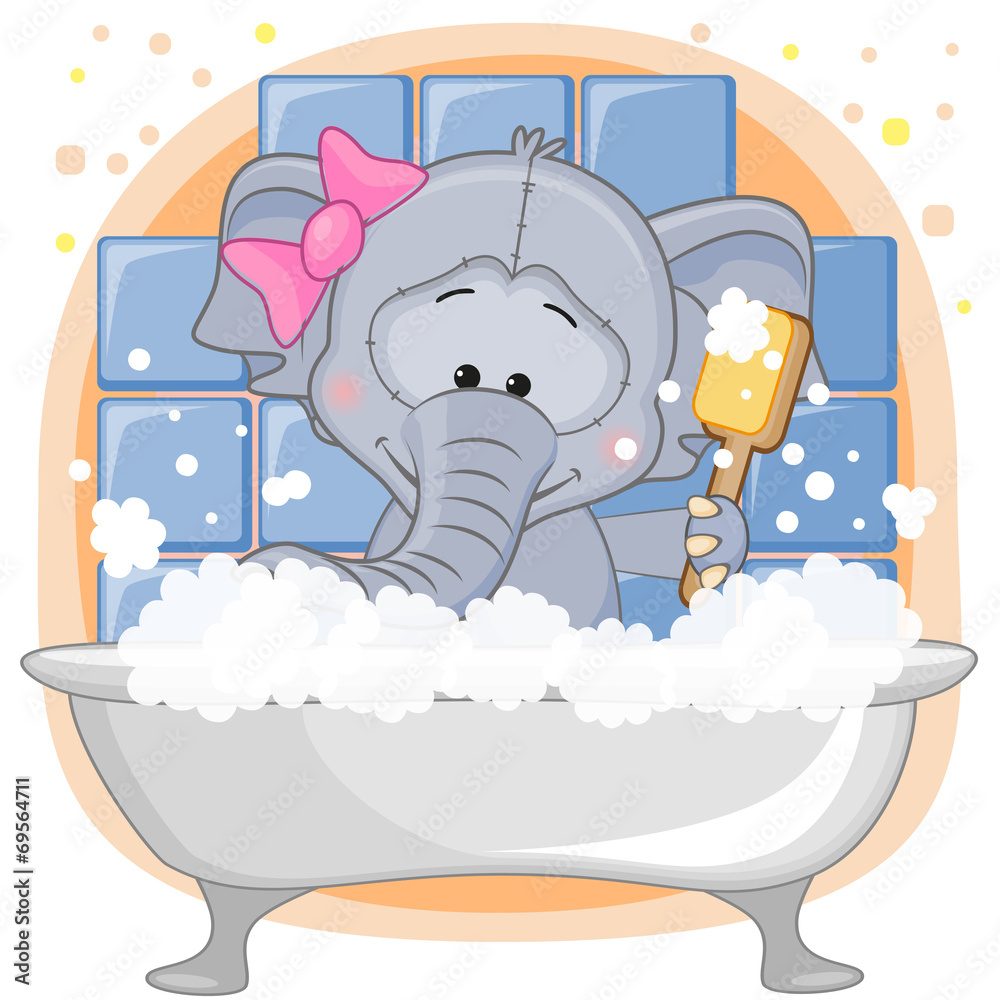 Fototapeta premium Cute Elephant