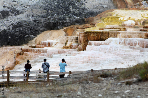Yellowstone National Park - Mammoth Hot Spring photo