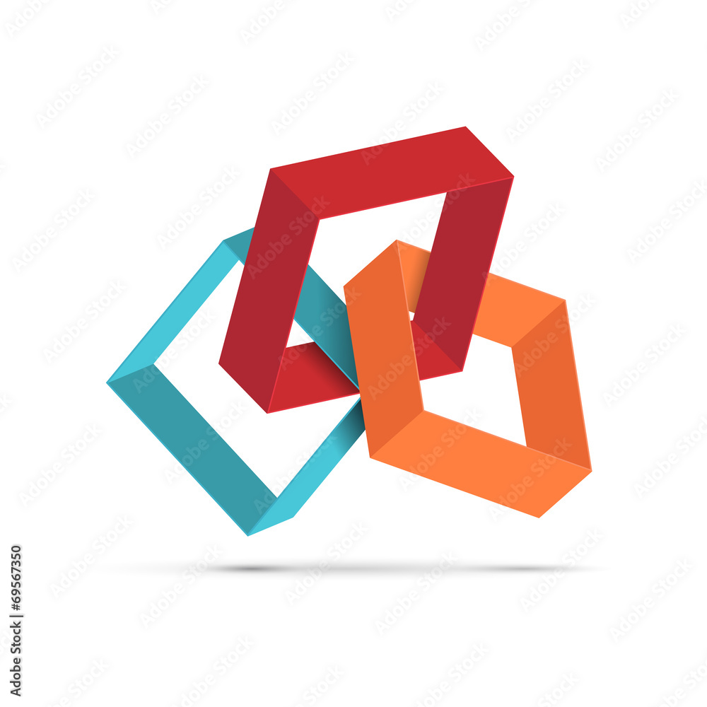 Vector square sign Stock Vector | Adobe Stock