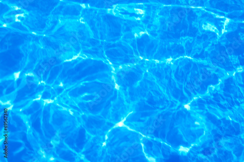 Abstract blue clean water surface background