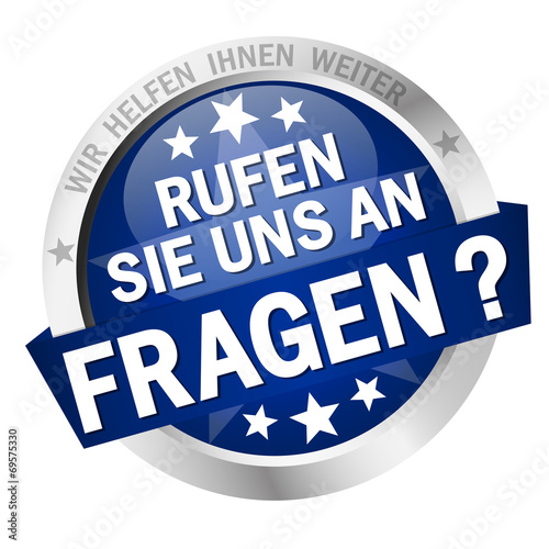 Button - FRAGEN? - RUFEN SIE UNS AN