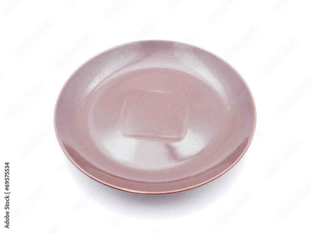 saucer on a white background