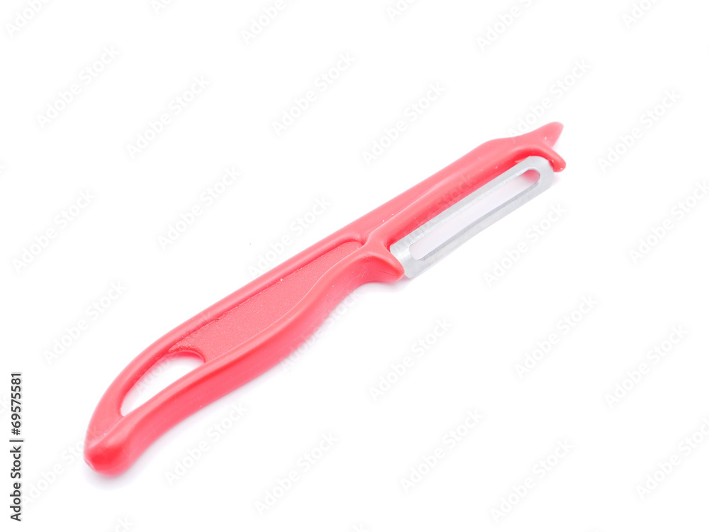 potato peeler on a white background potato peeler on a white background