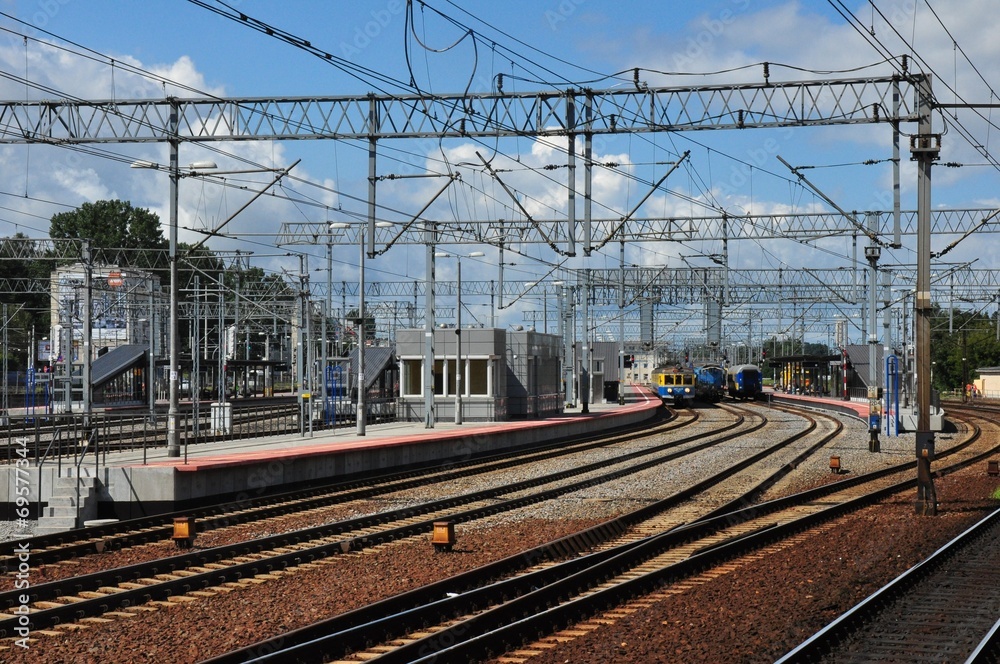 Train station in Gdynia, Poland