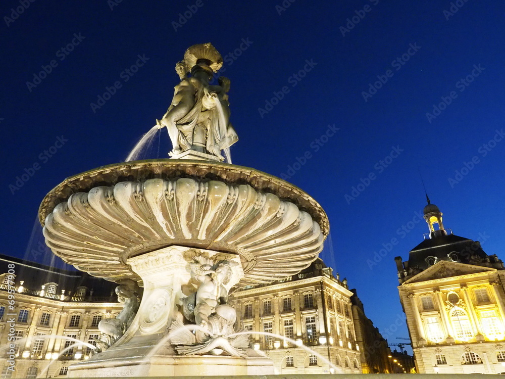 Obraz premium Plaza Real en Burdeos