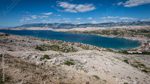 Fotografie Pag village - Croatian sea