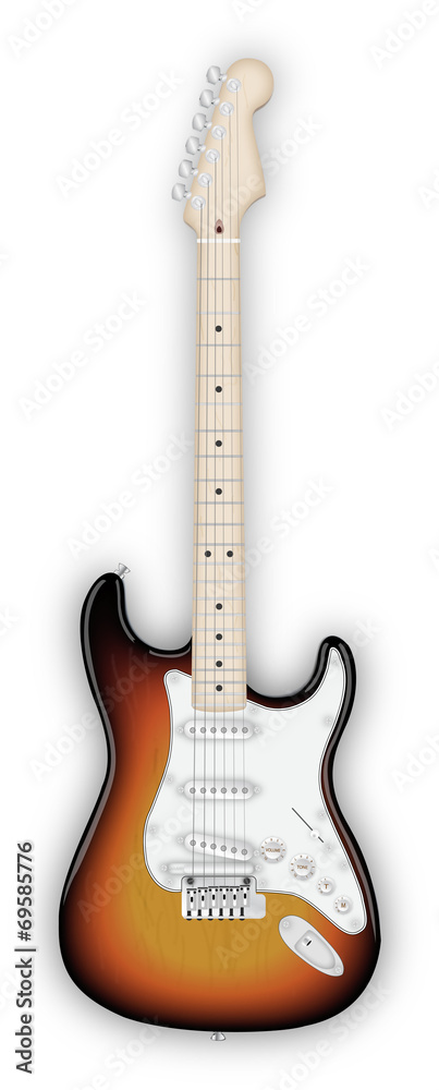 Naklejka premium Gitara elektryczna