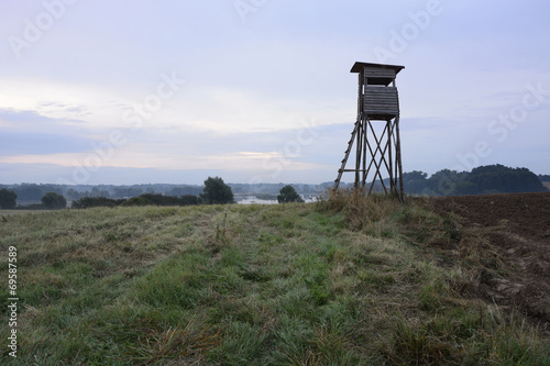 Scenery with hunt tower