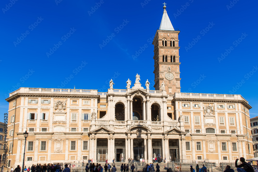 Basilica of Saint Mary Major (Santa Maria Maggiore). Rome, Italy