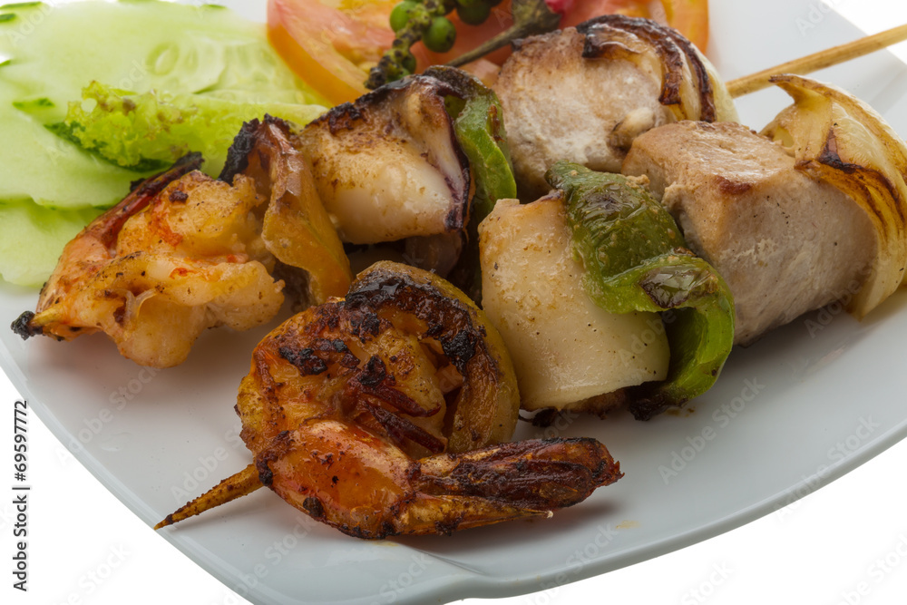 Seafood barbeque Seafood barbeque