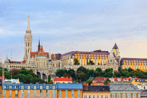 View with Matthias Church in Budapest, Hungary