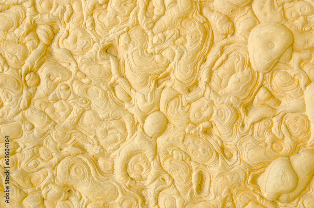 Surface of yellow stone Surface of yellow stone