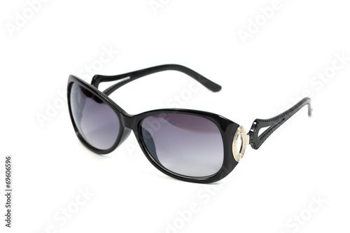 Black sunglasses isolated on a white background