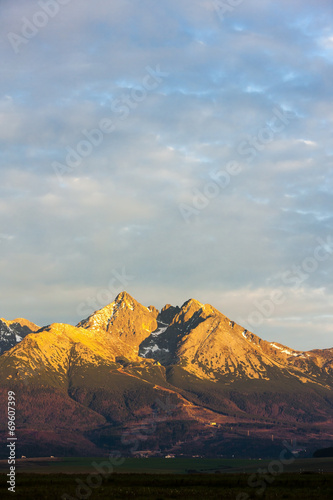 surroundings of Lomnicky Peak Vysoke Tatry High Tatras  Slovakia