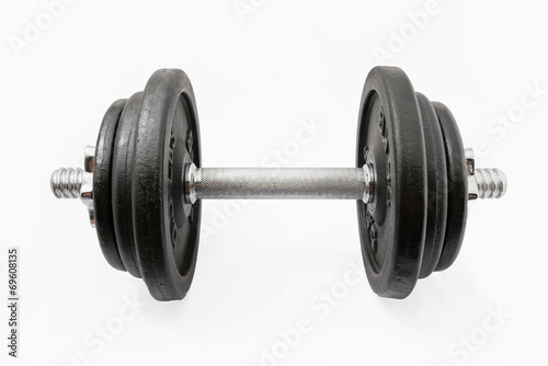 Fitness exercise equipment dumbbell weights © Delicious