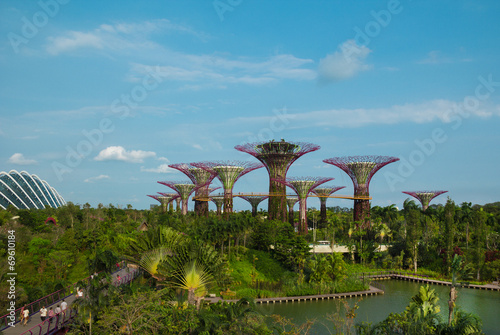 Futuristic Gardens in Singapore