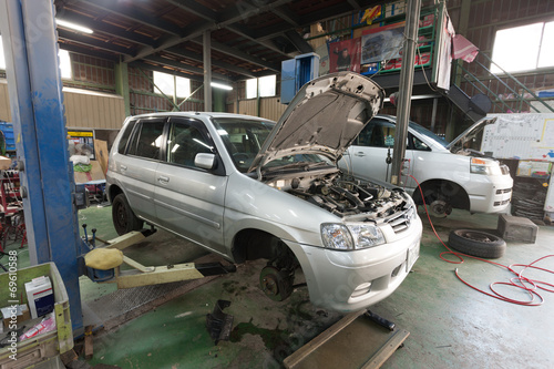 Obraz na plátně 自動車の修理