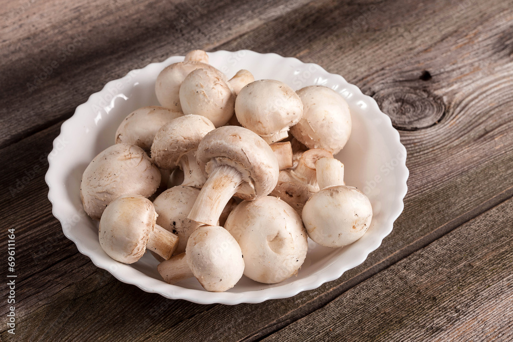 Mushrooms. Mushrooms.