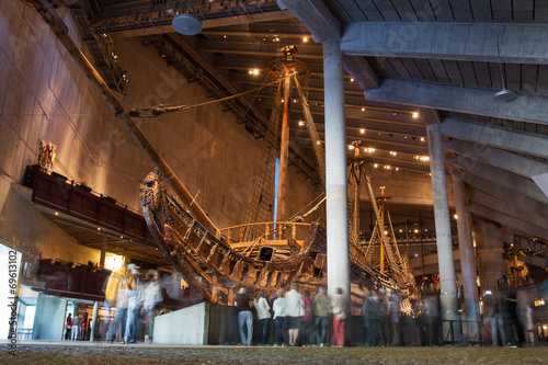 Canvas Print The Vasa Museum in Stockholm, Sweden.