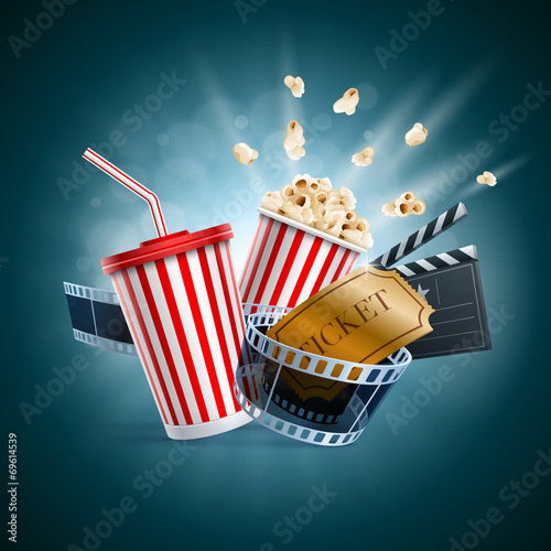 Cinema concept illustration