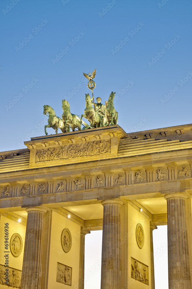 Obraz premium The Brandenburger Tor at Berlin, Germany