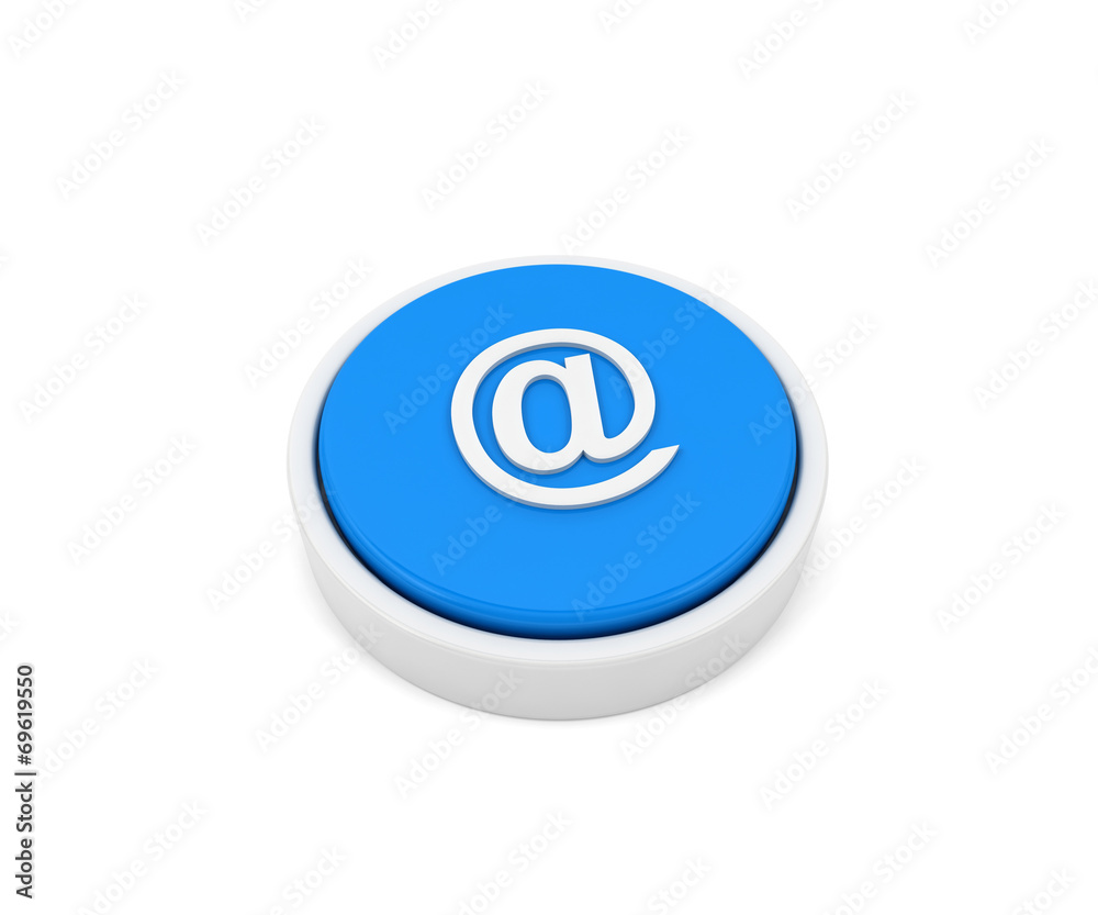 Blue button email sign Blue button email sign