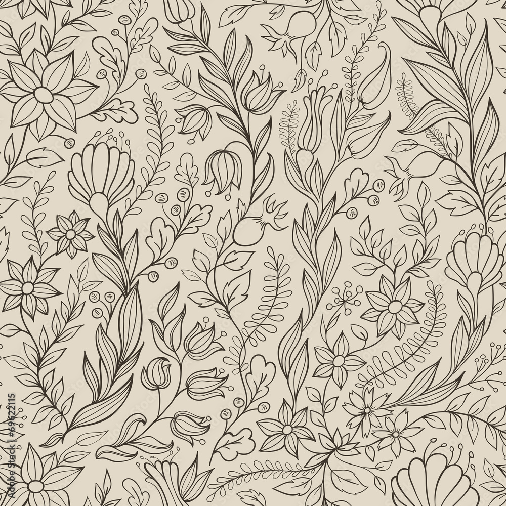 Floral seamless pattern Floral seamless pattern