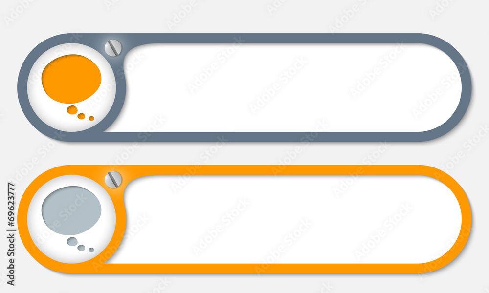 vector buttons with screw and speech bubble vector buttons with screw and speech bubble