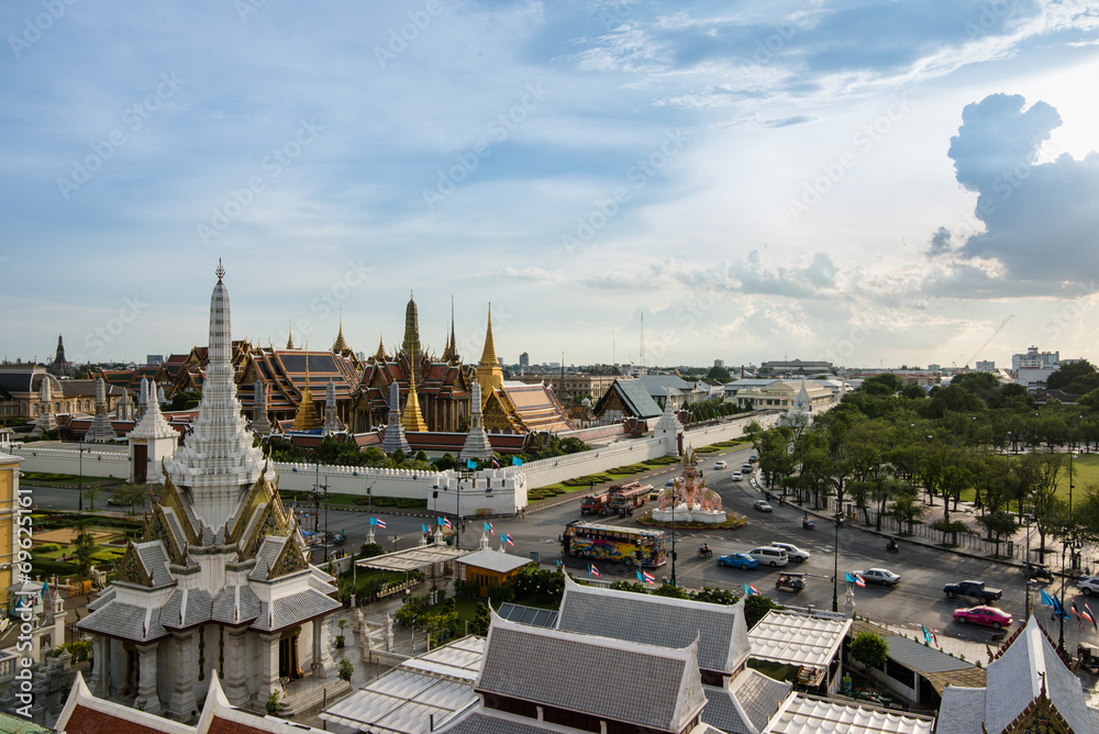 Wat Phra Kaeo, Temple of the Emerald Buddha Bangkok, Asia Thaila