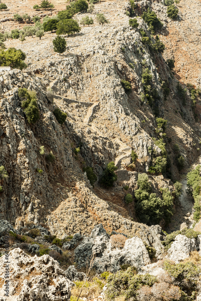 Aradenaschlucht, Südküste von Kreta, Griechenland Aradenaschlucht, Südküste von Kreta, Griechenland
