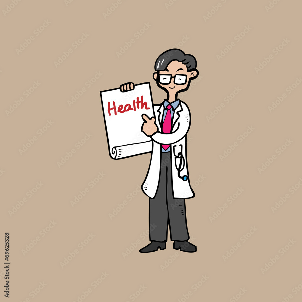 Doctor point on sheet Doctor point on sheet