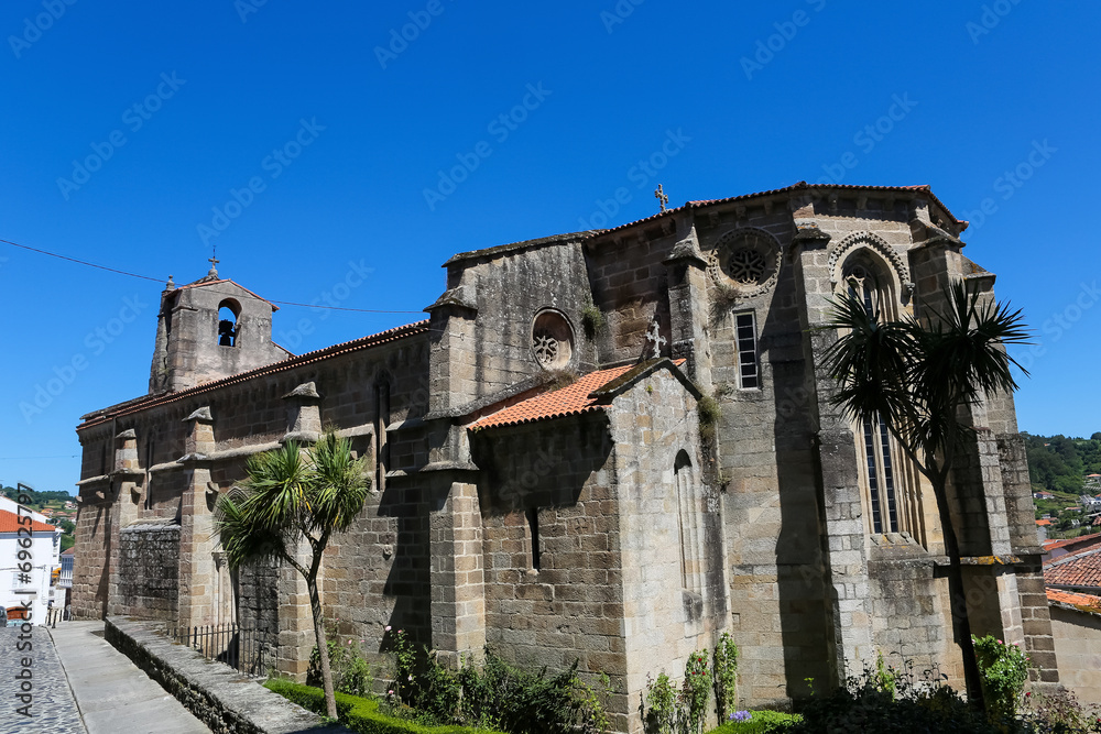 Ancient church in Betanzos, Galicia, Spain