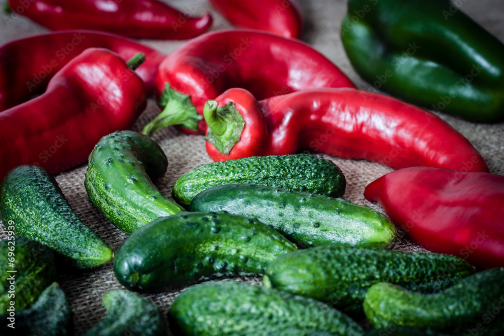 cucumbers and peppers cucumbers and peppers