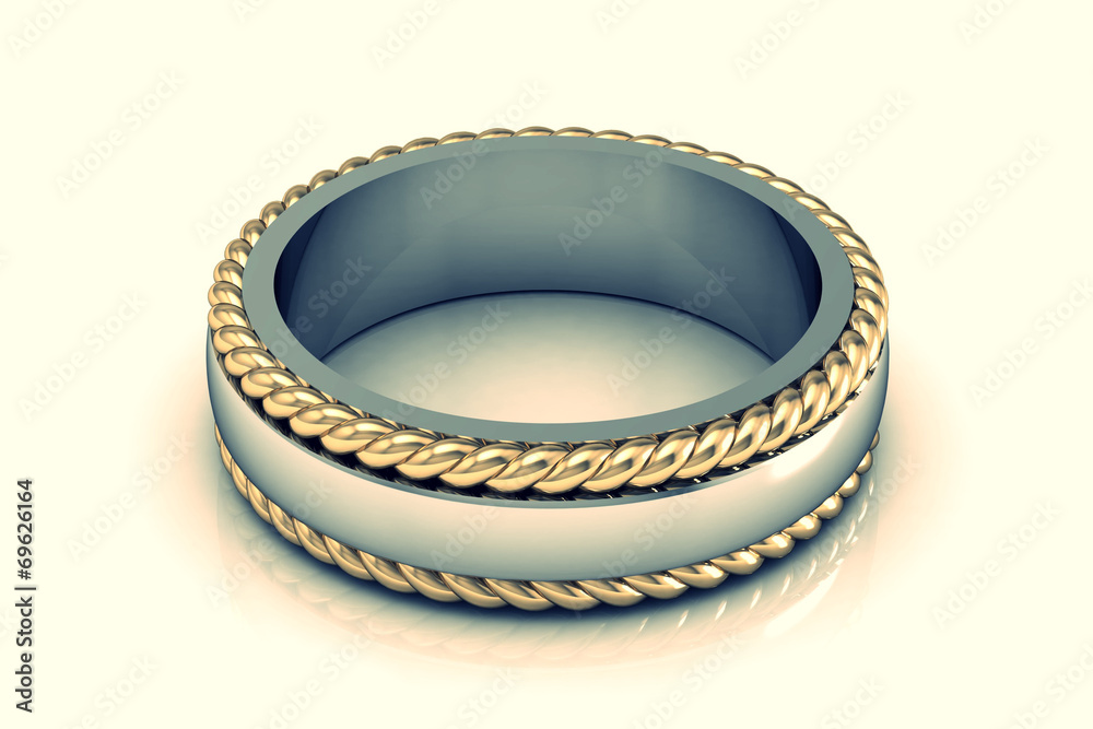 retro style wedding rings (high resolution 3D image) retro style wedding rings (high resolution 3D image)