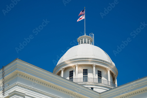 View of state capitol in Montgomery, Alabama