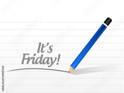 its friday message illustration design