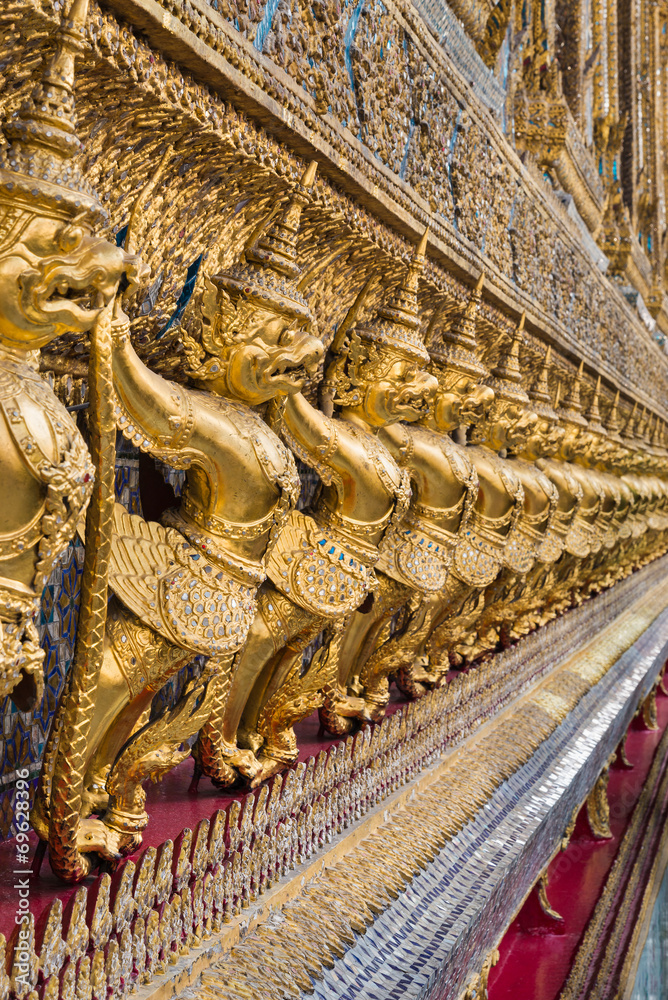 Golden Garuda of Wat Phra Kaew at Bangkok, thailand Golden Garuda of Wat Phra Kaew at Bangkok, thailand
