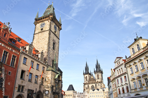 Prague old town square