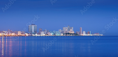 Cuba, Caribbean Sea, la habana, havana, skyline at morning