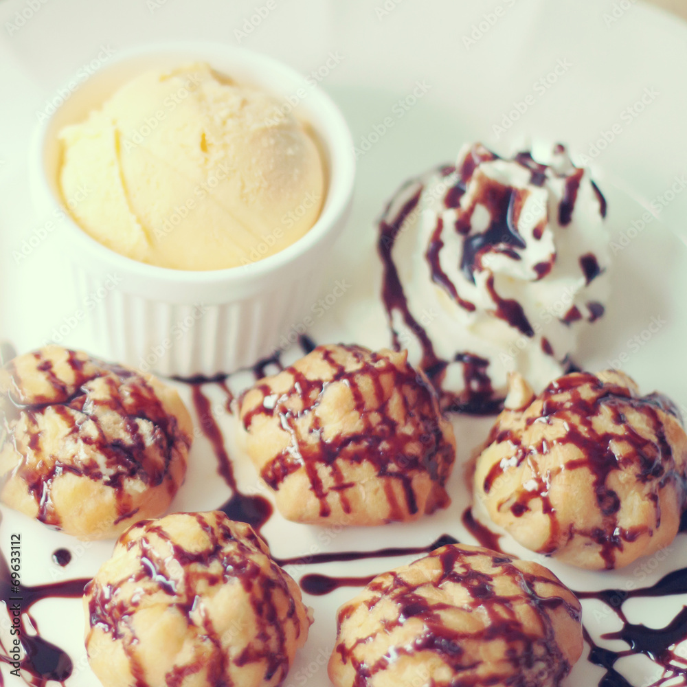Bakery and ice coffee Bakery and ice coffee