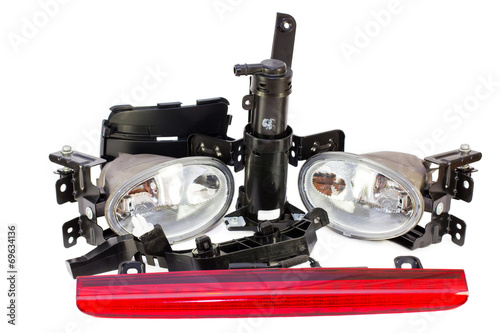 Auto parts. fog lights, stop signal