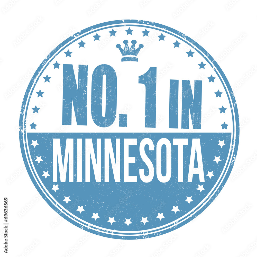 Number one in Minnesota stamp