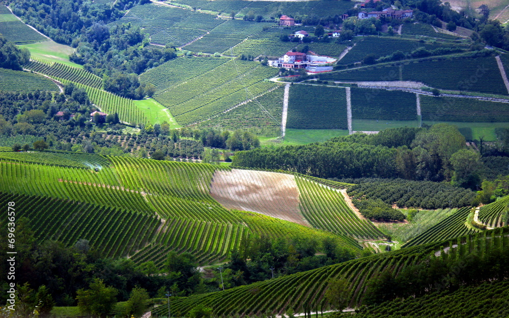 panorama delle Langhe, Piemonte