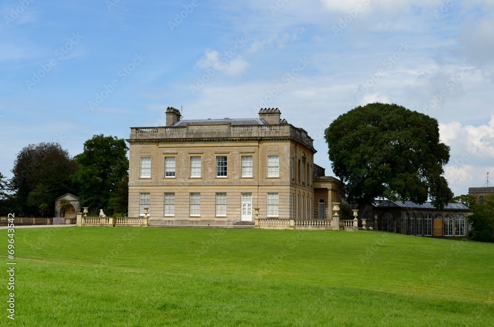 Building from Blaise Castle and sky