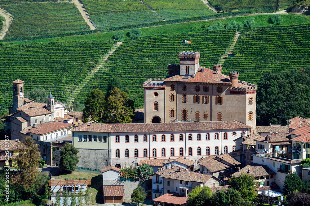 Il castello di Barolo e la Chiesa (Cn) - Piemonte