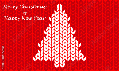 merry christmas and happy new year background vector