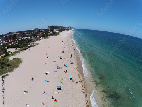 South Florida beach aerial view © icholakov