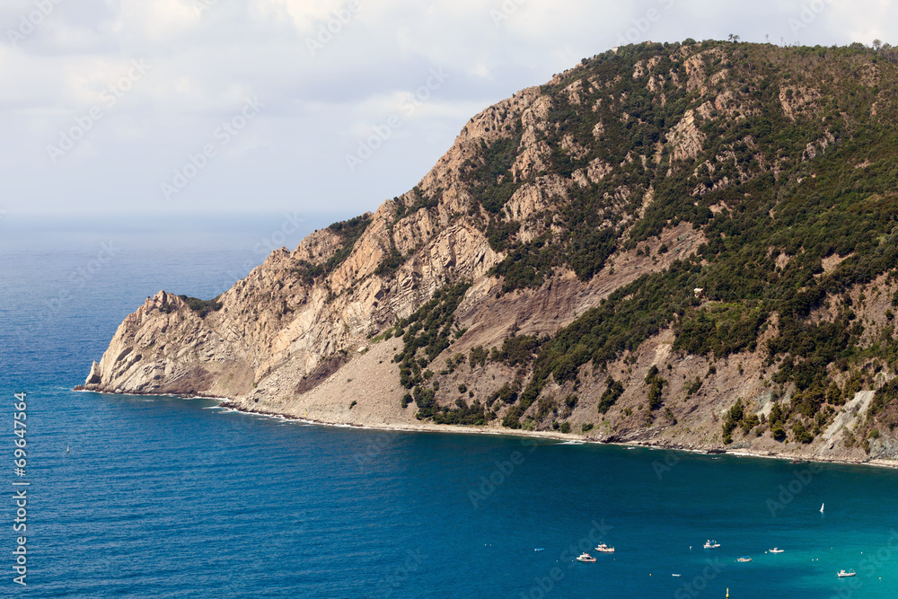 Cinque Terre coast in Liguria, Italy