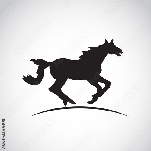 Vector image of an horse